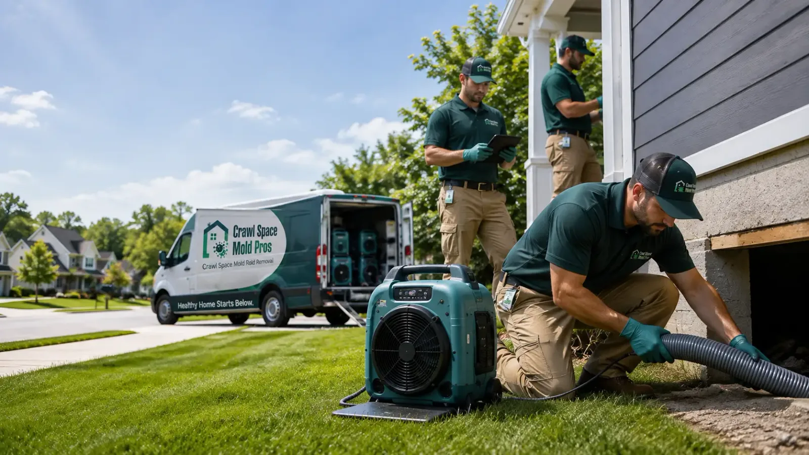 Crawl Space Mold Removal in Sailor Springs, IL